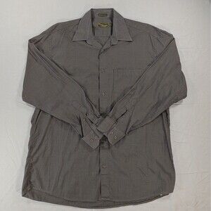 Principe Long Sleeve Button Up Shirt Men's 16.5 34/35 Single Needle Extra Fine